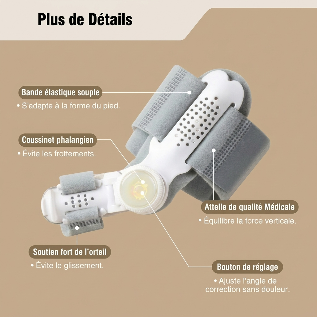 Halluxalign universel